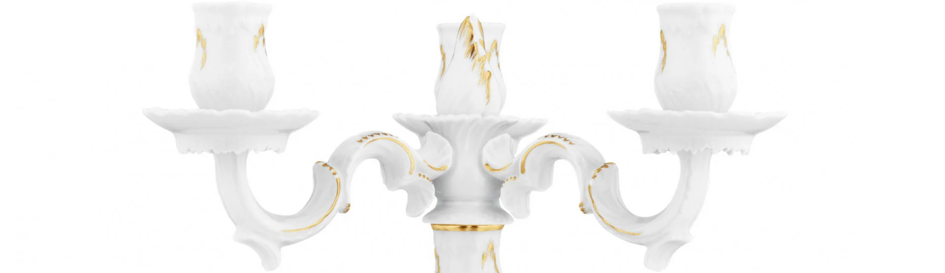 świeczniki porcelanowe furstenberg