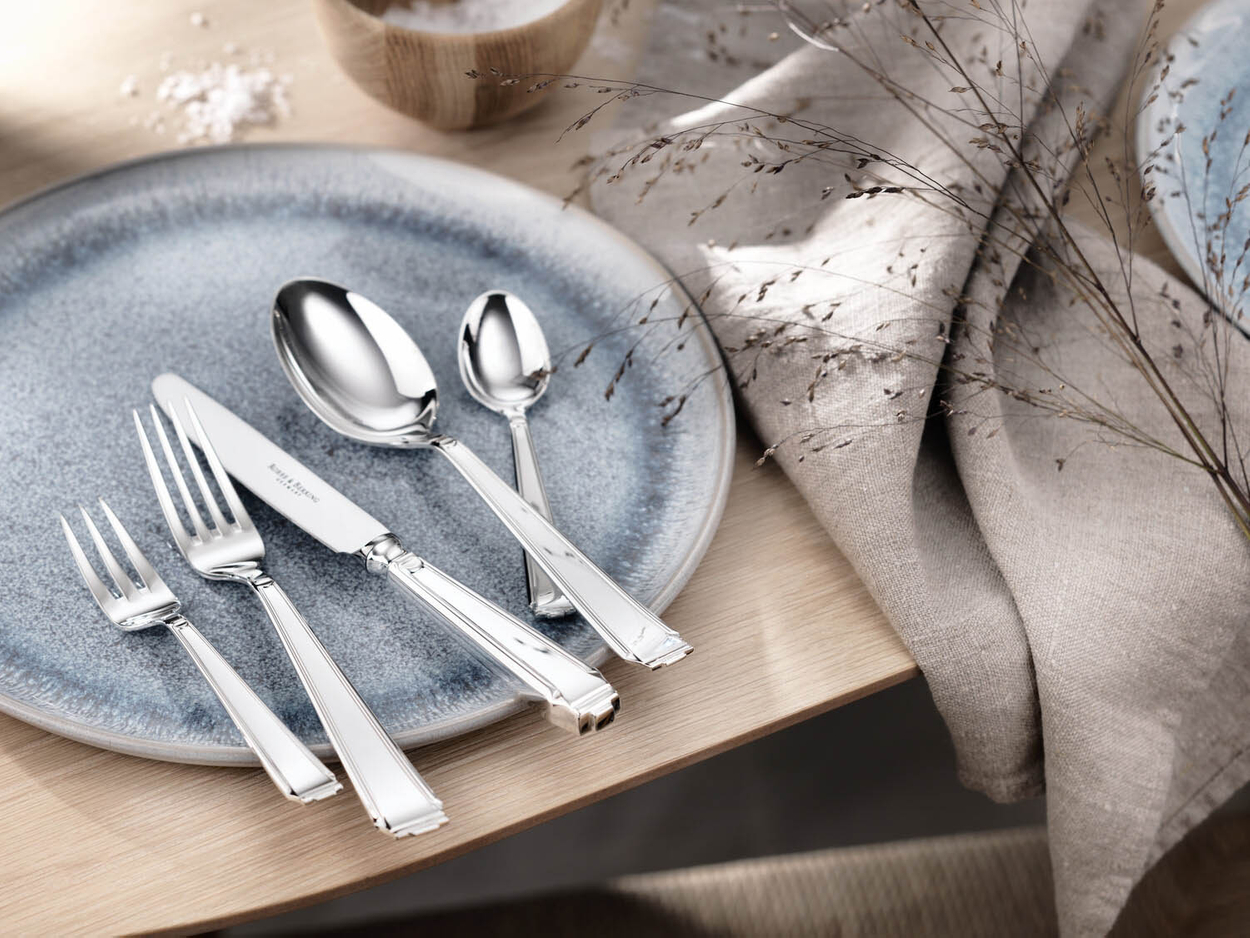 Zestaw posrebrzanych sztućców 24 el.
