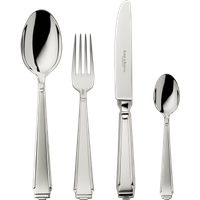 Zestaw posrebrzanych sztućców 24 el.