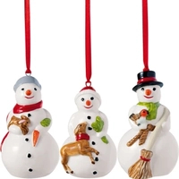 Zawieszki świąteczne Bałwanki 3 el.