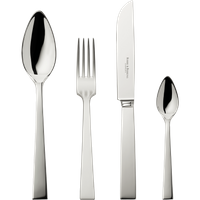 Zestaw posrebrzanych sztućców 24 el.