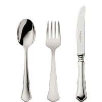 Zestaw srebrnych sztućców dziecięcych 3 el.