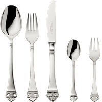 Zestaw posrebrzanych sztućców 30 el.