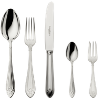 Zestaw srebrnych sztućców 30 el.