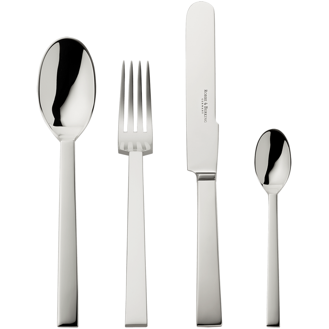 Zestaw srebrnych sztućców 24 el.