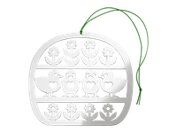 Ozdoba wielkanocna 2 posrebrzana