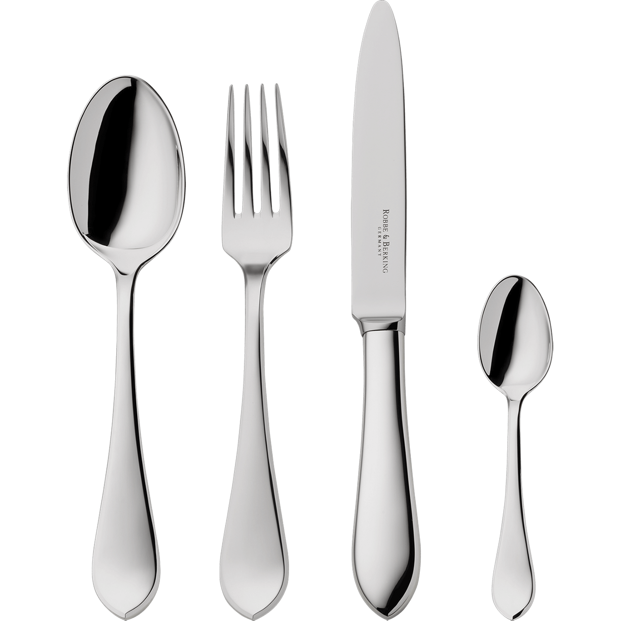 Zestaw posrebrzanych sztućców 24 el.