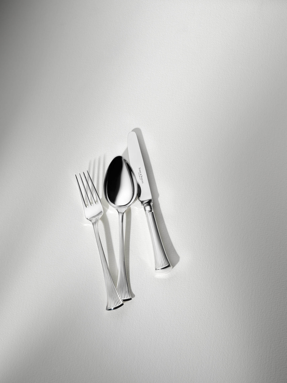 Zestaw posrebrzanych sztućców 30 el.