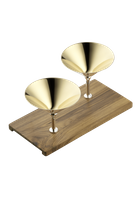 Bar na przekąski pozłacany