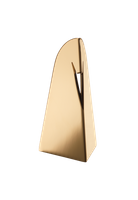 Figura Szachowa srebrna Skoczek ze złoceniem