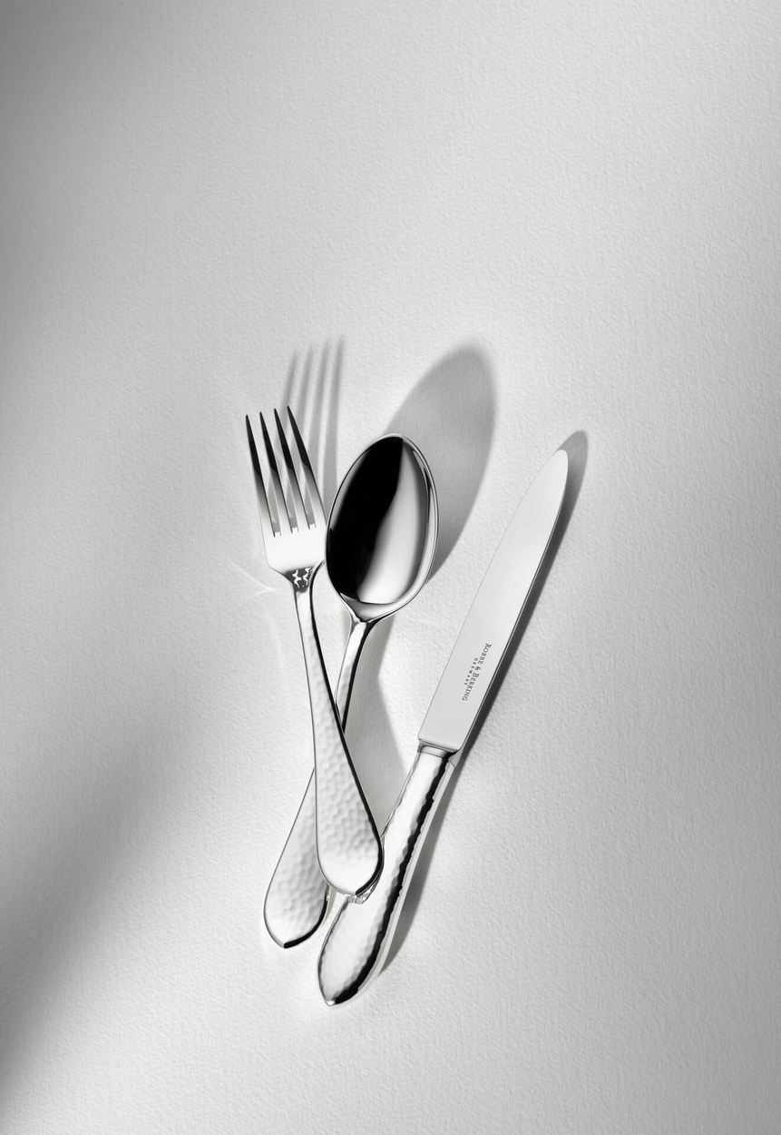 Zestaw posrebrzanych sztućców 39 el.