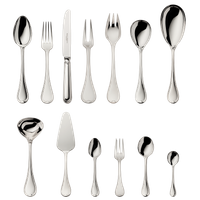 Zestaw srebrnych sztućców 39 el.