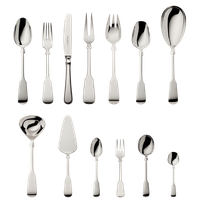 Zestaw posrebrzanych sztućców 69 el.
