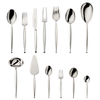 Zestaw srebrnych sztućców 39 el.