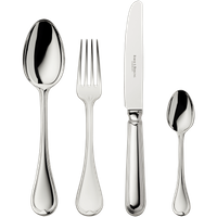 Zestaw posrebrzanych sztućców 24 el.