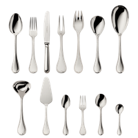 Zestaw srebrnych sztućców 39 el.