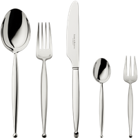 Zestaw posrebrzanych sztućców 30 el.