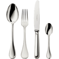 Zestaw posrebrzanych sztućców 24 el.