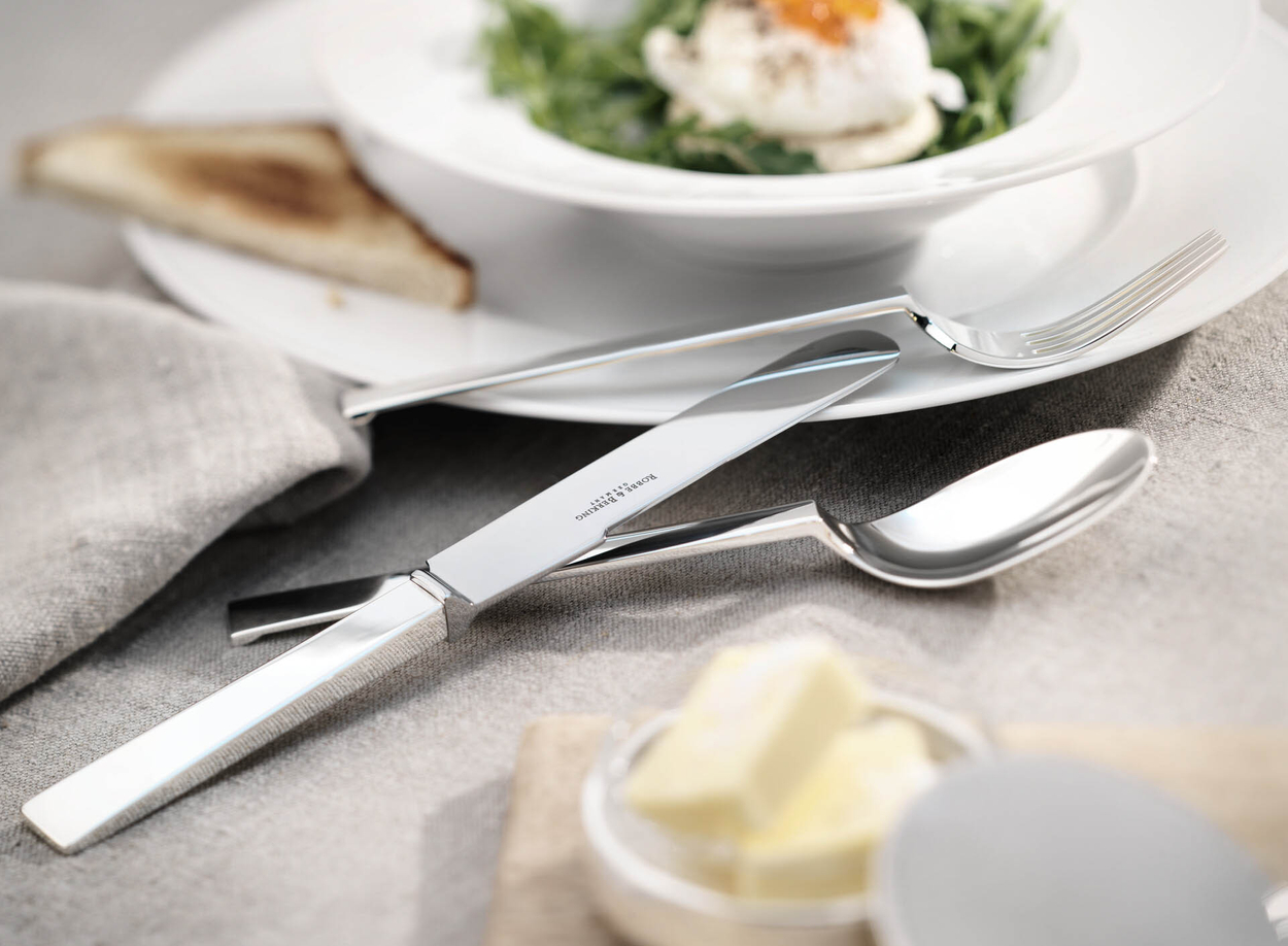 Zestaw srebrnych sztućców 4 el.