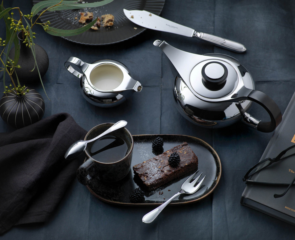 Srebrny dzbanek do herbaty 1l