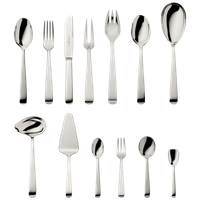 Zestaw posrebrzanych sztućców 39 el.