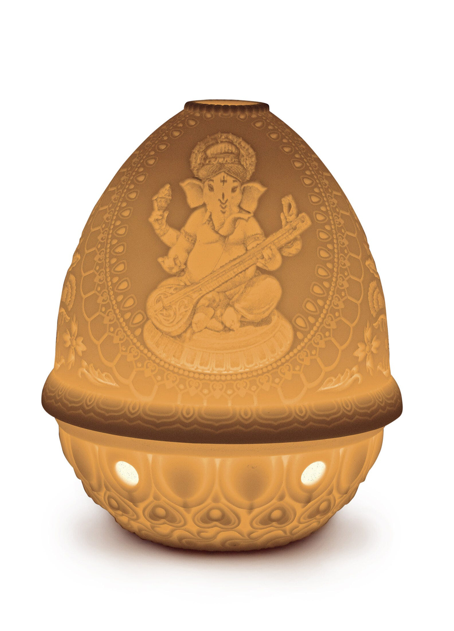 Litofania Veena Ganesha