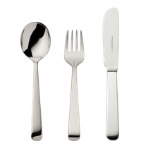 Zestaw srebrnych sztućców dziecięcych 3 el.