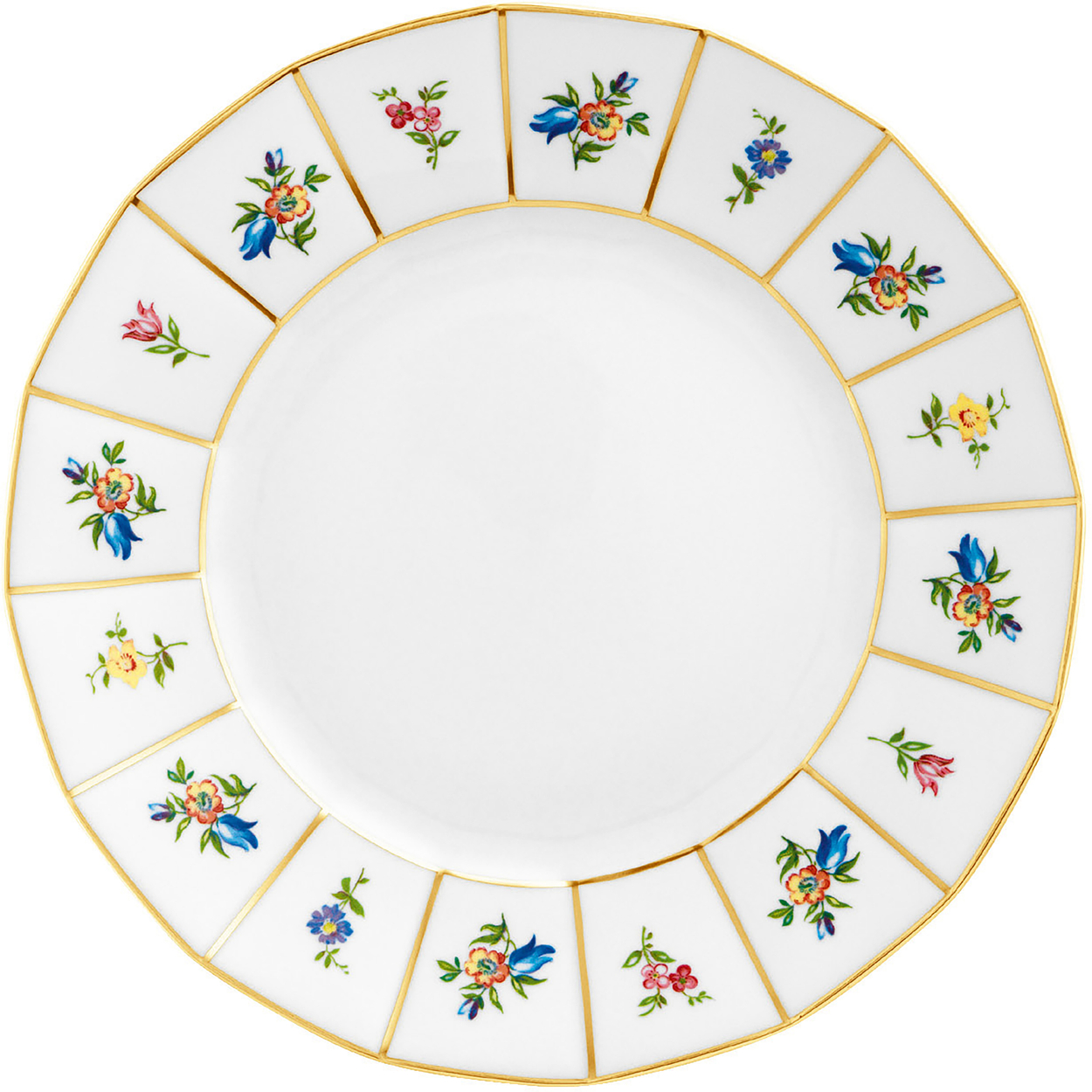 Zestaw porcelany do indywidualnej kreacji Grecque Millef Fleurs