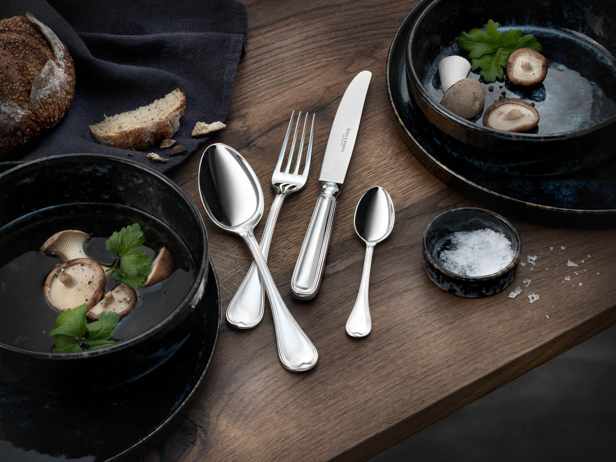 Zestaw srebrnych sztućców 4 el.