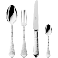 Zestaw posrebrzanych sztućców 24 el.