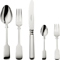 Zestaw posrebrzanych sztućców 30 el.