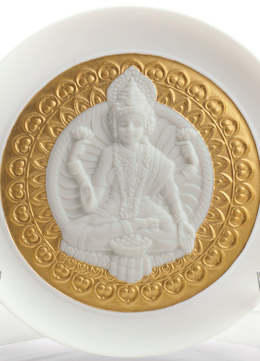 Talerz dekoracyjny Bogini Lakshmi