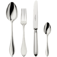 Zestaw posrebrzanych sztućców 24 el.