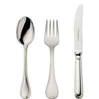 Zestaw srebrnych sztućców dziecięcych 3 el.