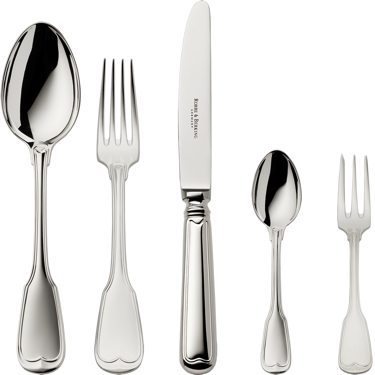 Zestaw srebrnych sztućców 30 el.