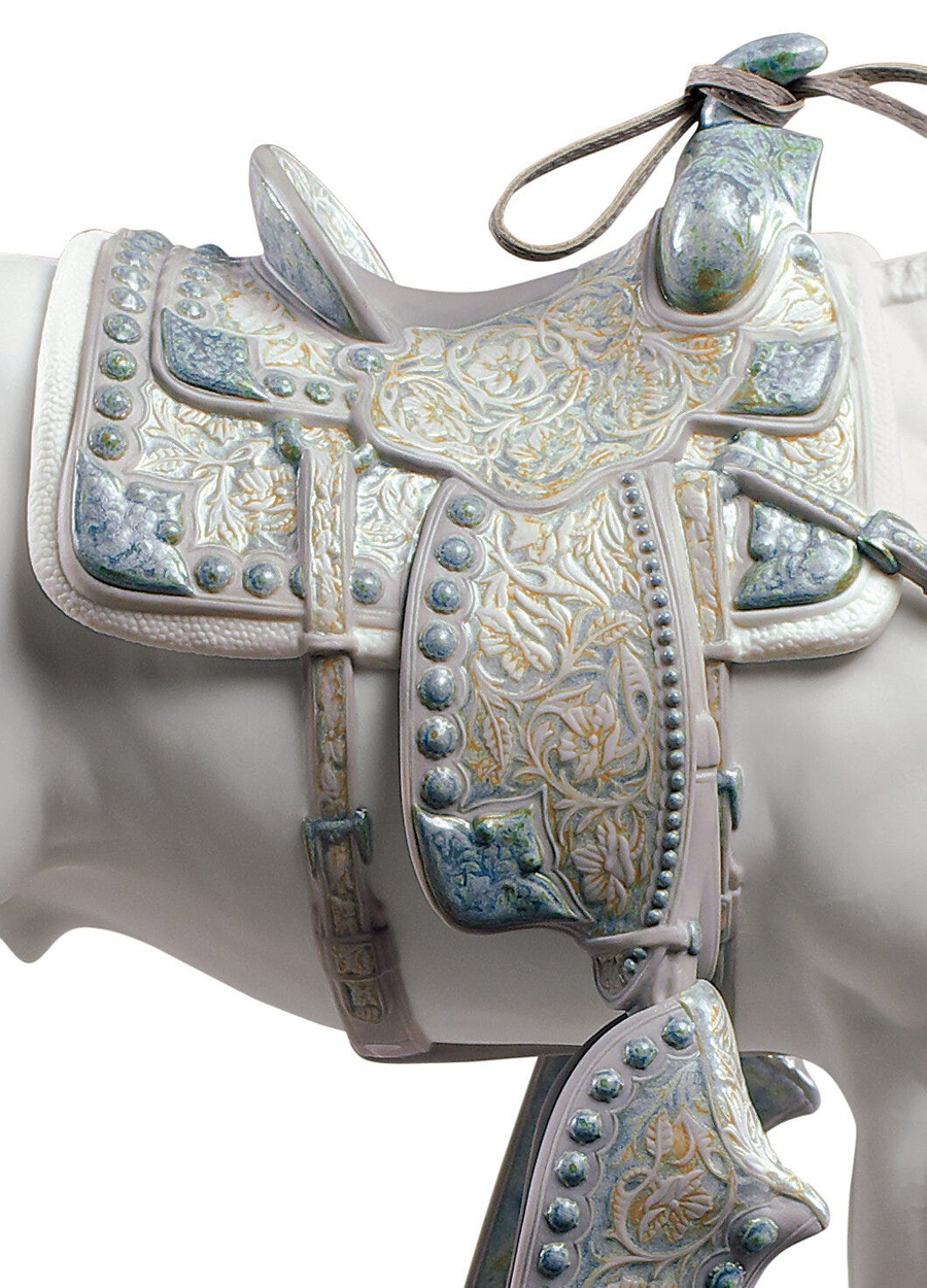 Koń White Quarter Horse