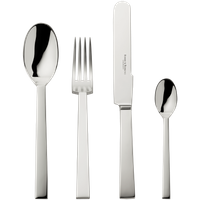 Zestaw posrebrzanych sztućców 24 el.