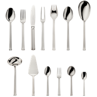 Zestaw srebrnych sztućców 69 el.