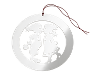 Ozdoba świąteczna posrebrzana Para Elfów B