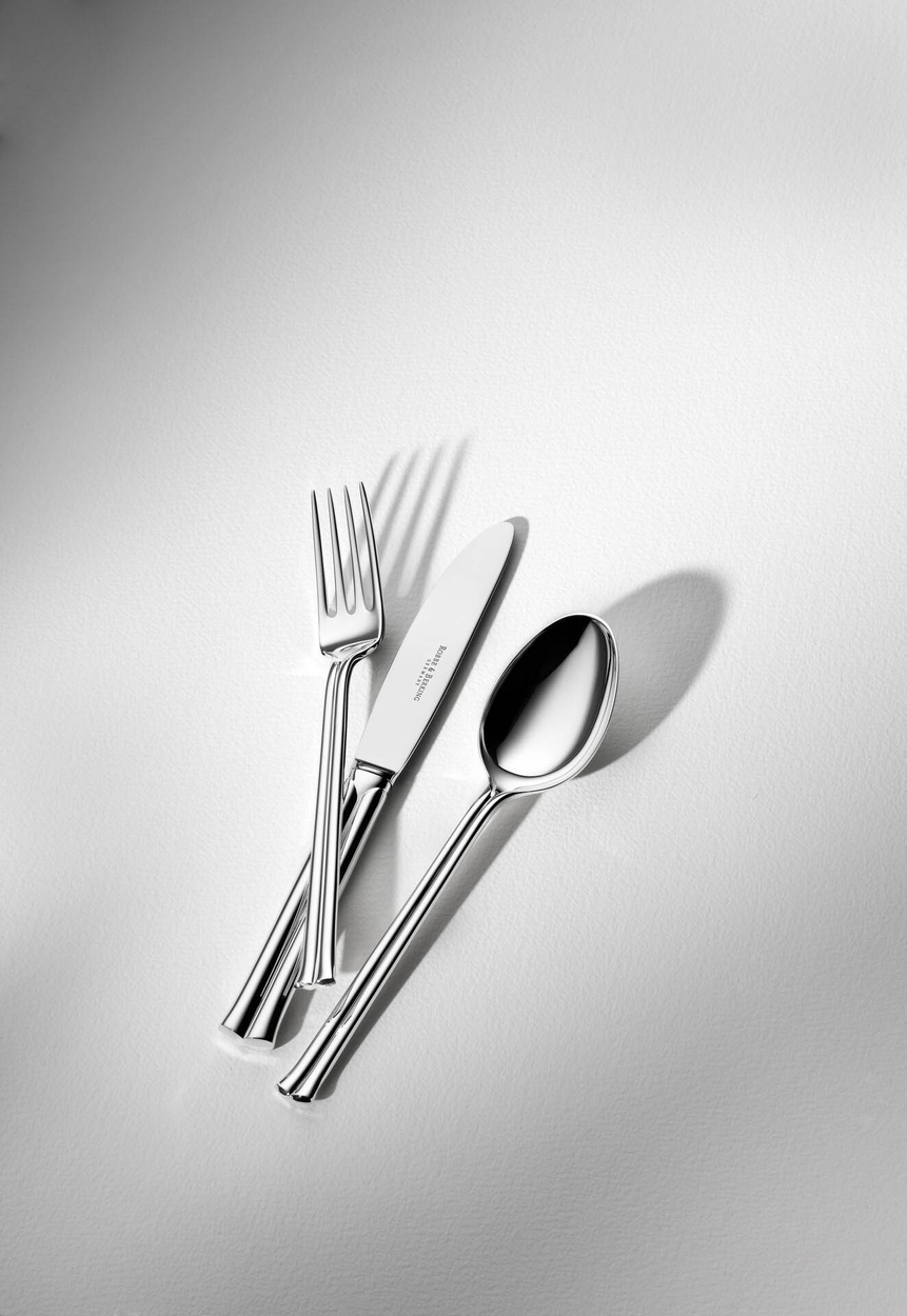 Zestaw posrebrzanych sztućców 39 el.