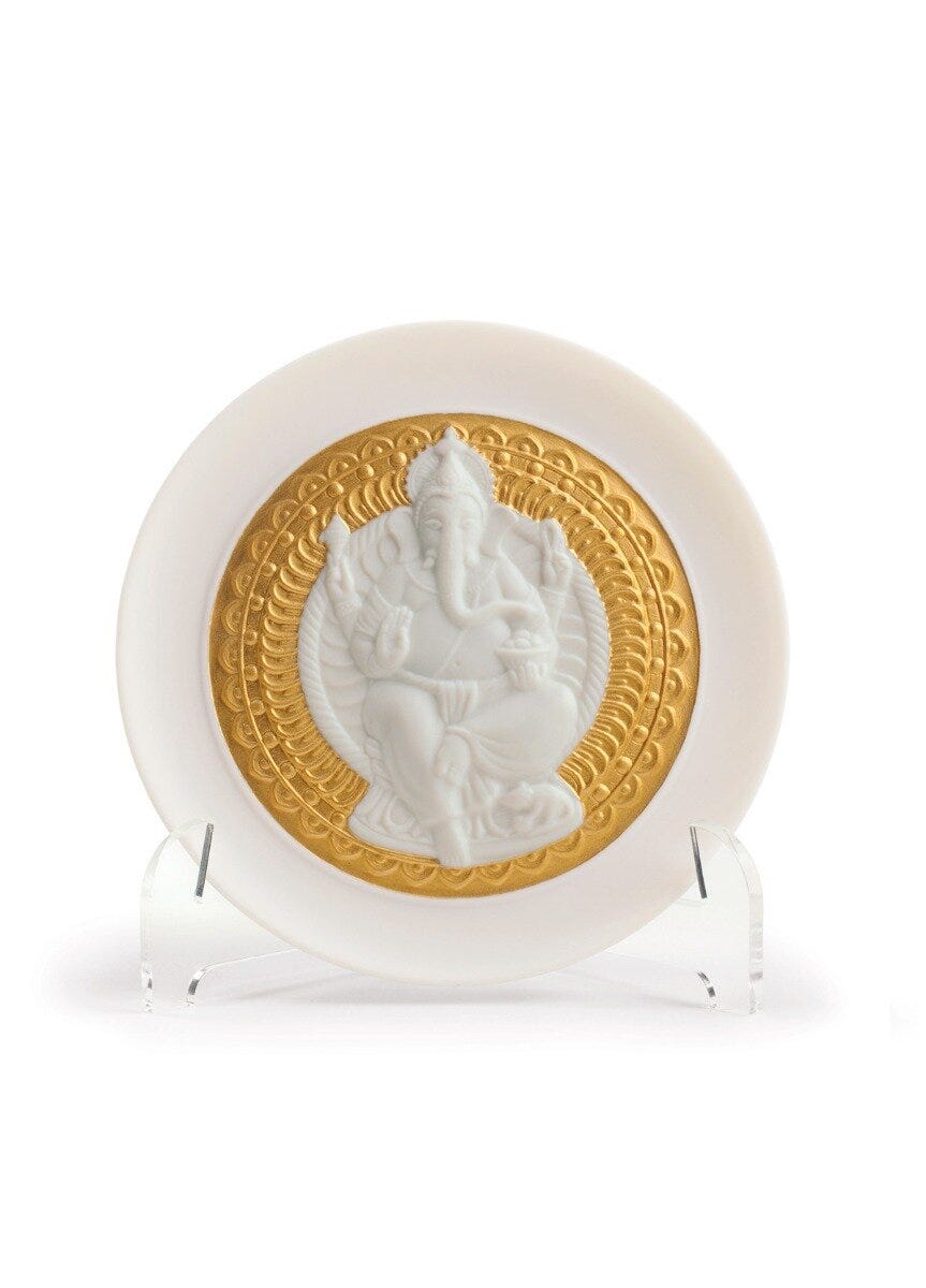 Talerz dekoracyjny Lord Ganesha