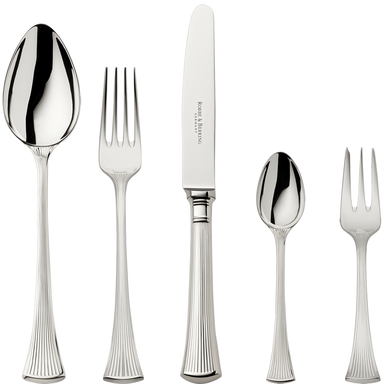 Zestaw posrebrzanych sztućców 30 el.