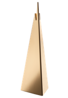 Figura Szachowa srebrna Król ze złoceniem