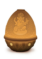 Litofania Veena Ganesha