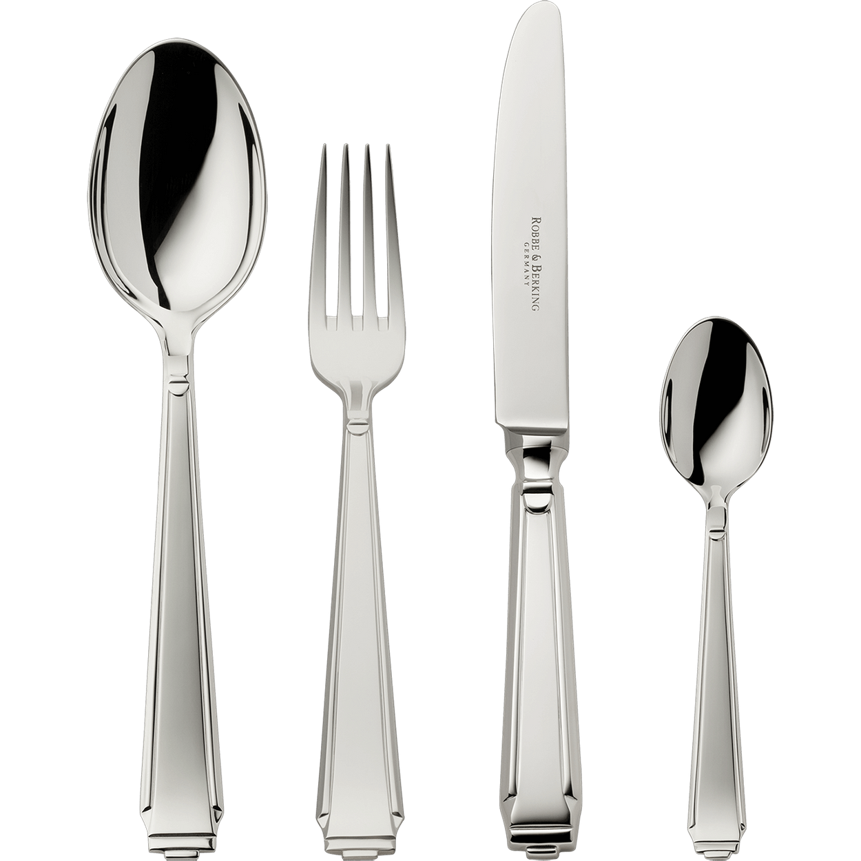 Zestaw posrebrzanych sztućców 24 el.