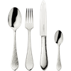 Zestaw posrebrzanych sztućców 4 el.