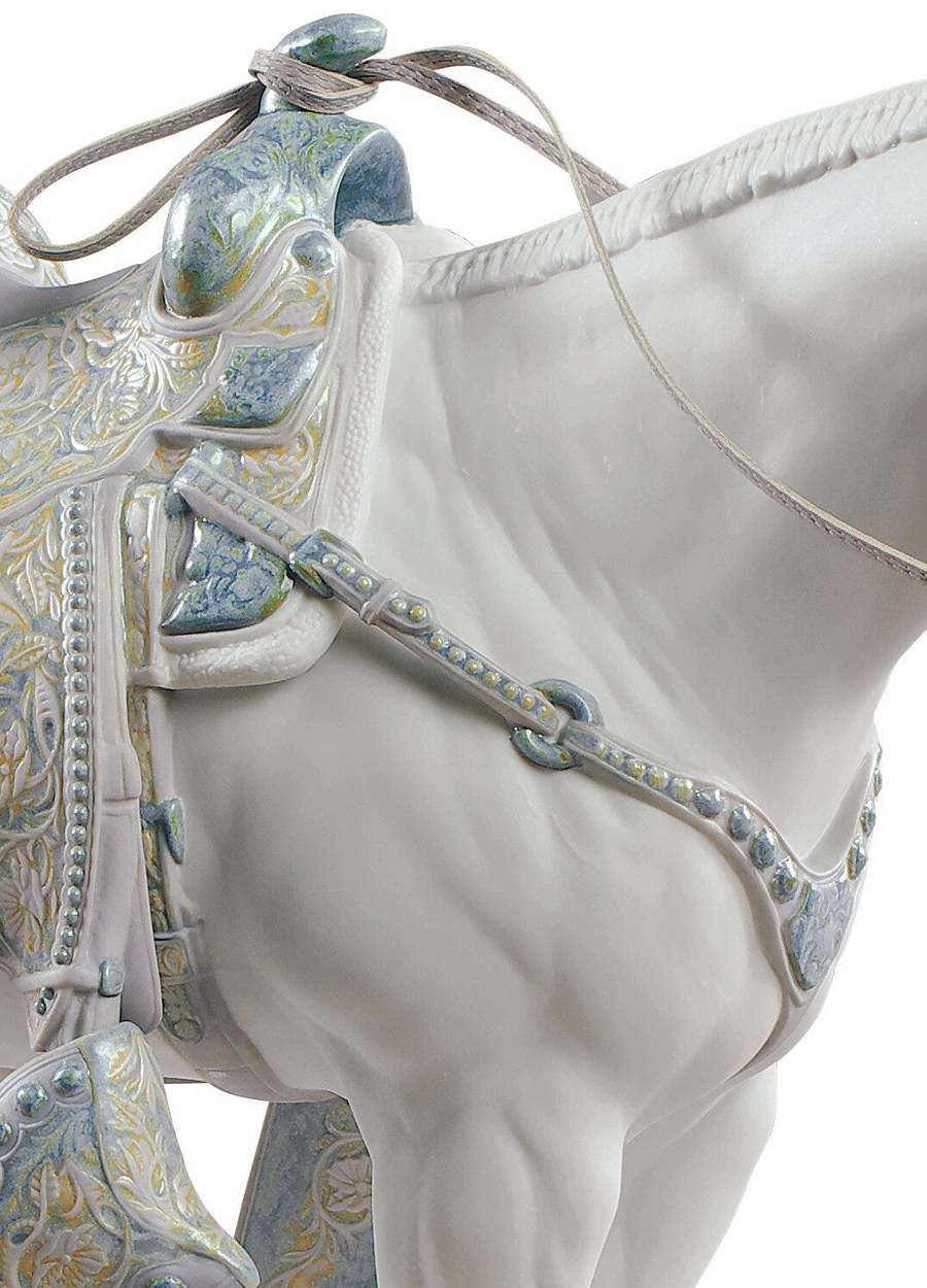 Koń White Quarter Horse