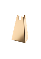 Figura Szachowa srebrna Wieża ze złoceniem