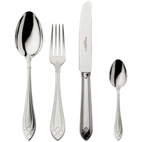 Zestaw srebrnych sztućców 24 el.