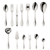 Zestaw posrebrzanych sztućców 39 el.